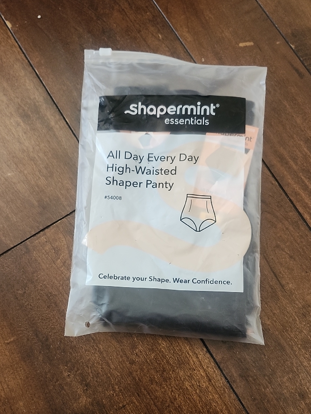 Shapermint Black All-Day High-Waisted Shaper Panty Size M/L